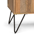 Hunter 60 Inch Wide Solid Mango Wood TV Stand