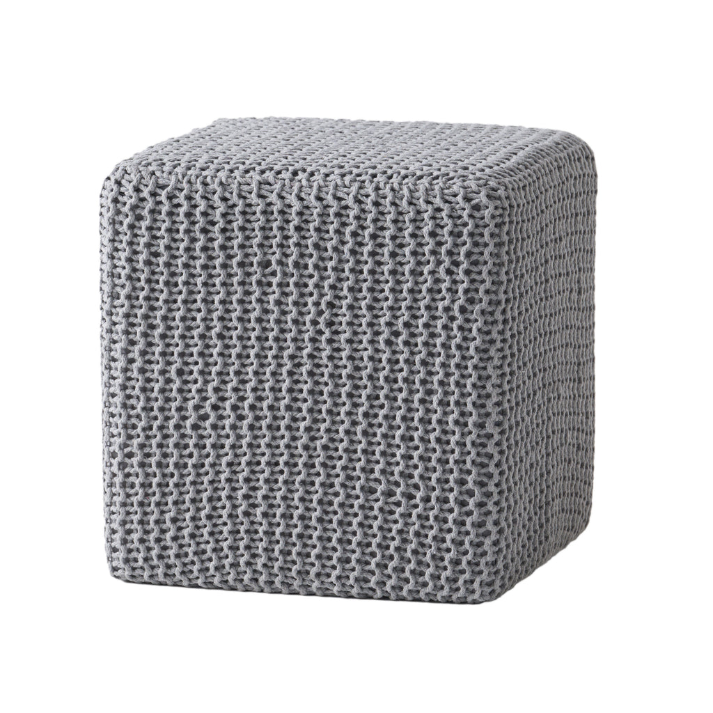 Knitted Foot Stool