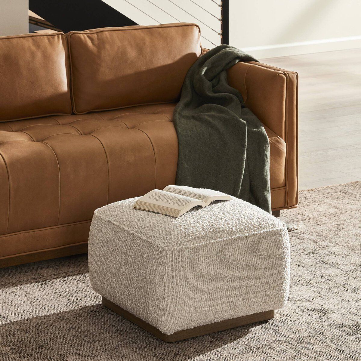 Sinclair Square Ottoman-21"