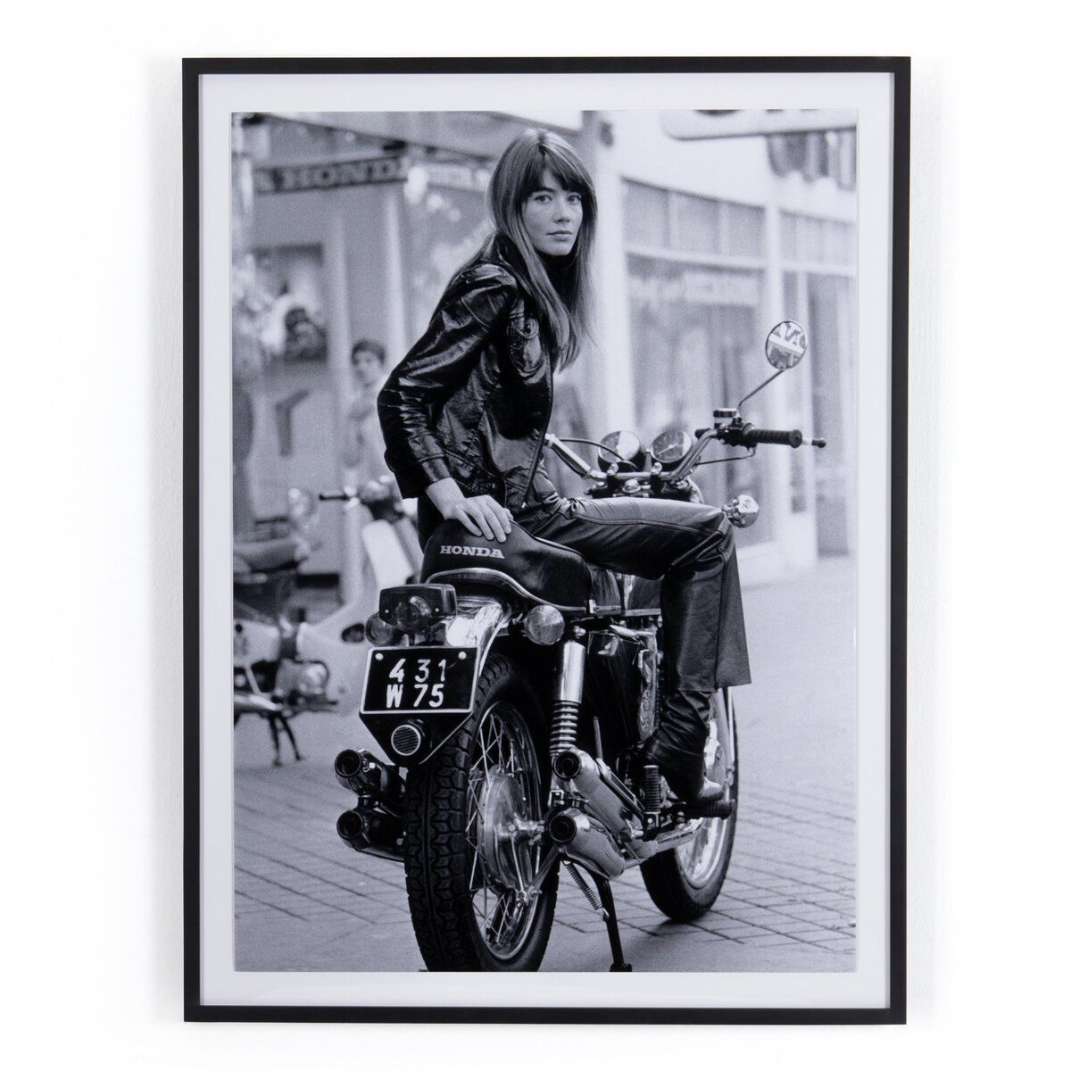 Françoise Hardy On Bike By Getty Images