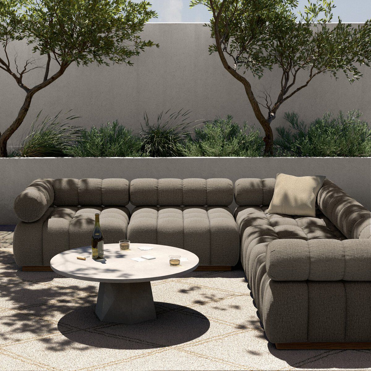 Roma Outdoor 5-piece Sectional