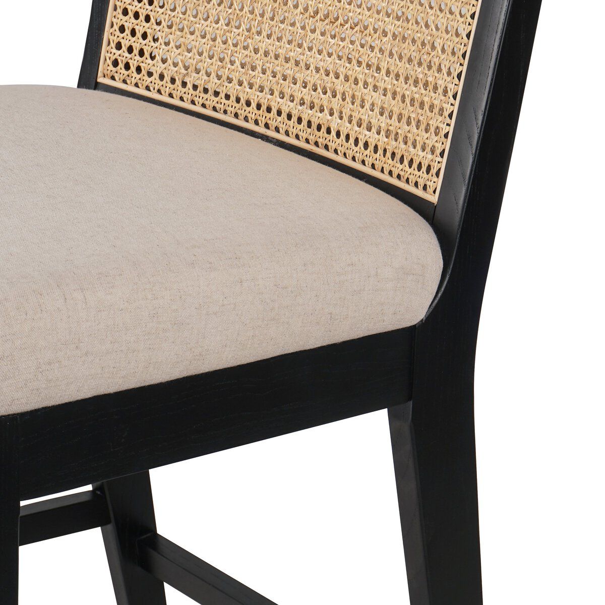 Antonia Cane Armless Bar + Counter Stool