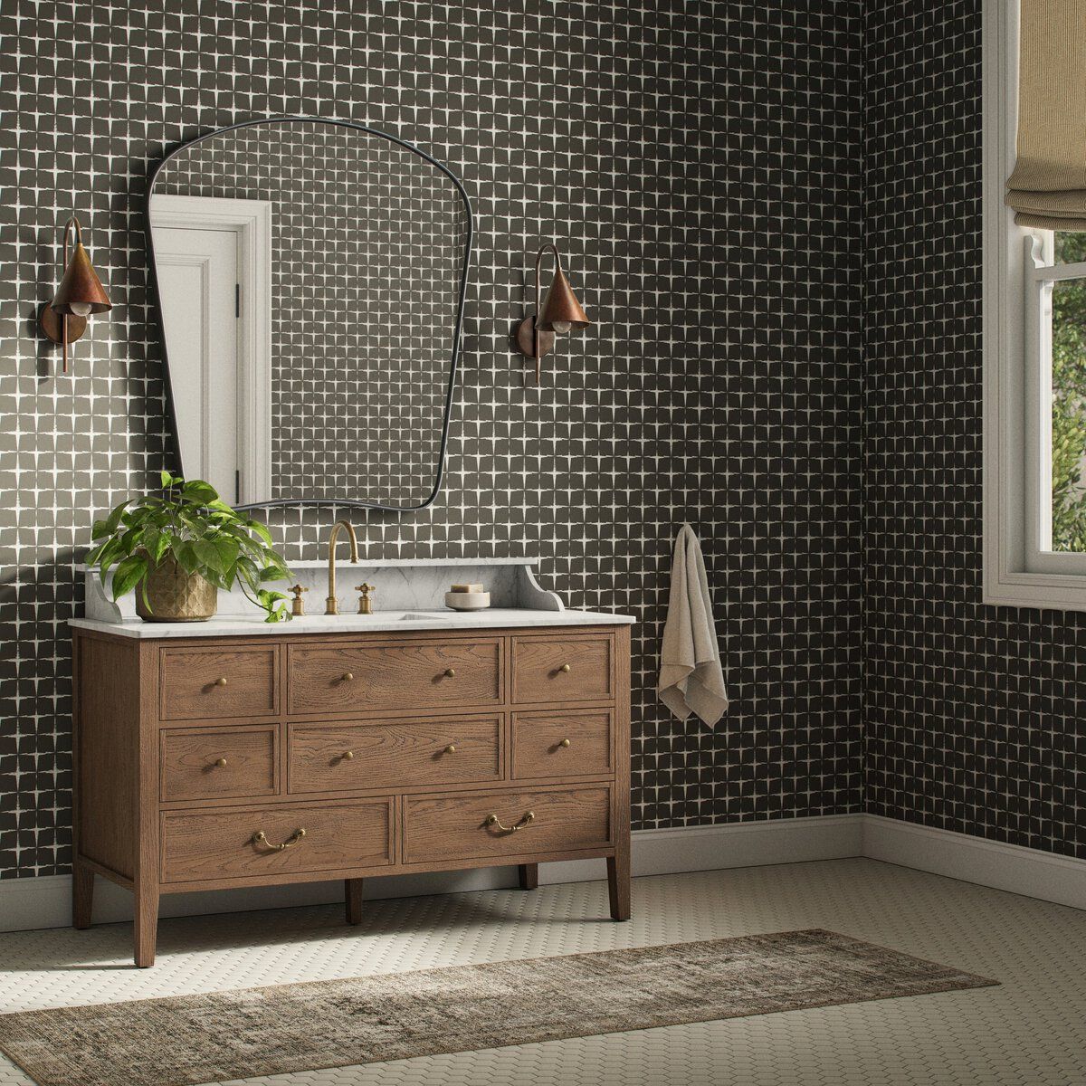 Blocking Wallpaper By Getty Images