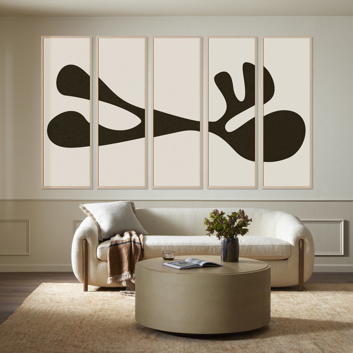 Organic Shape I Set By Fh Art Studio