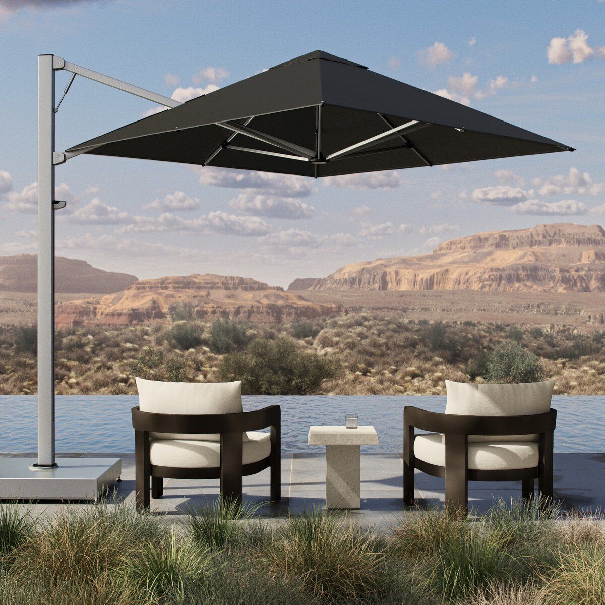 Shadowspec Serenity Outdoor Square Umbrella