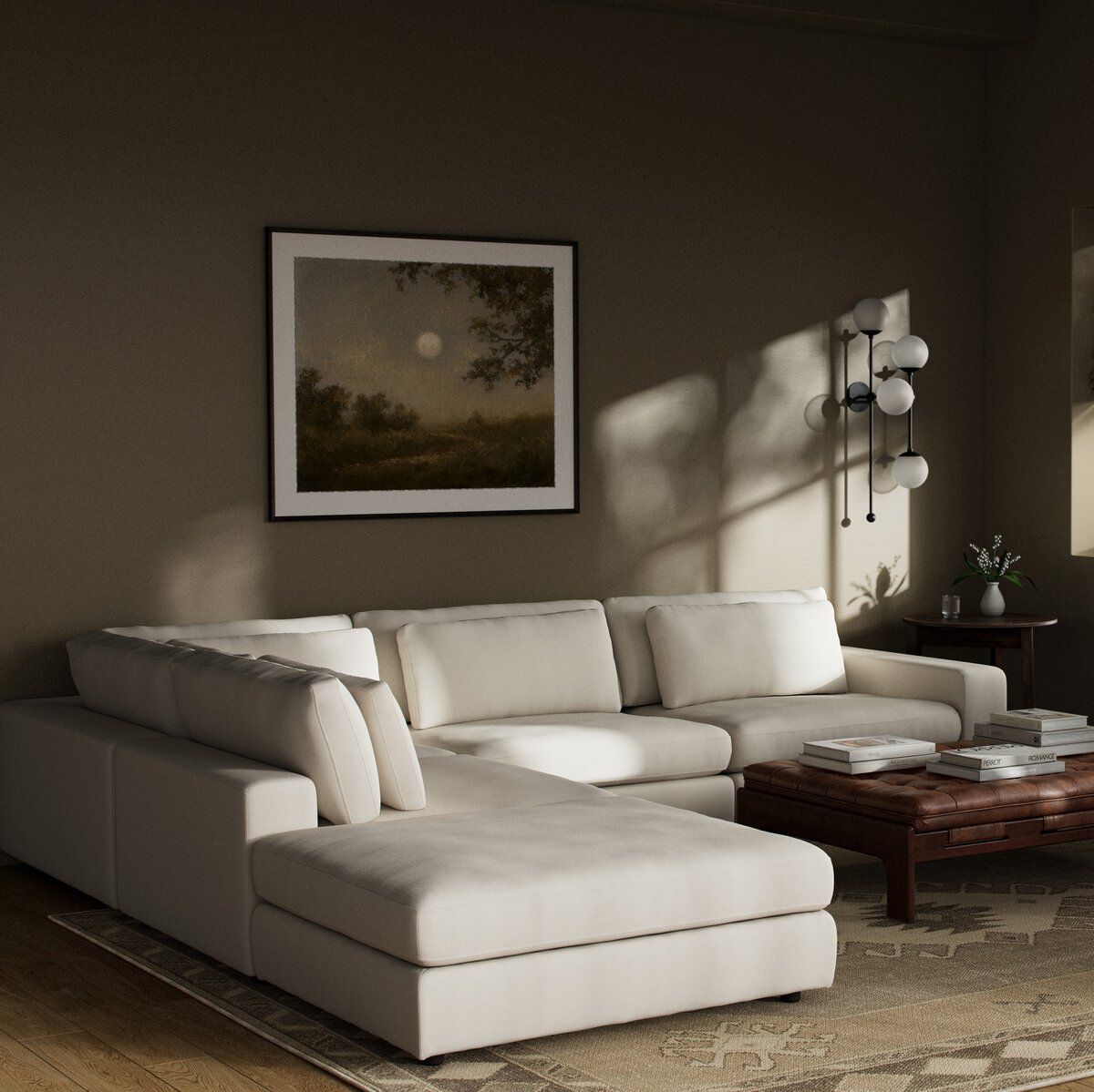Bloor 4-piece Sectional W/ Ottoman