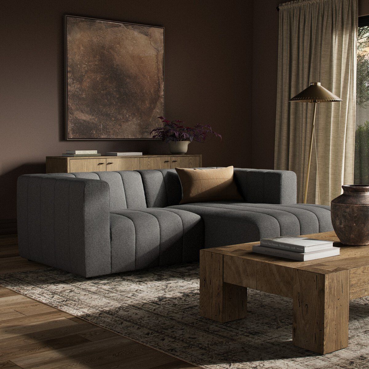 Langham Channeled 2-piece Sectional