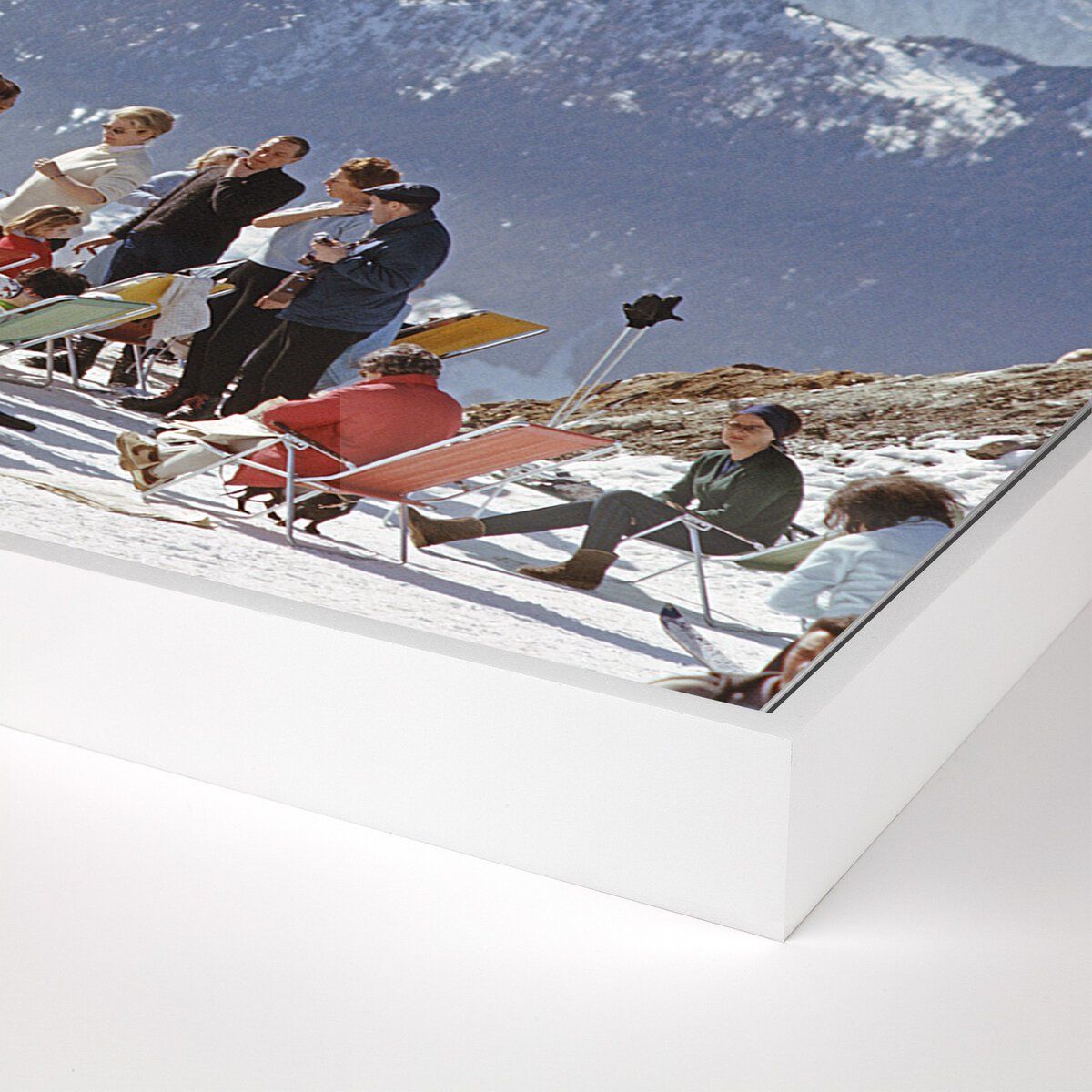 Lounging In Verbier By Slim Aarons