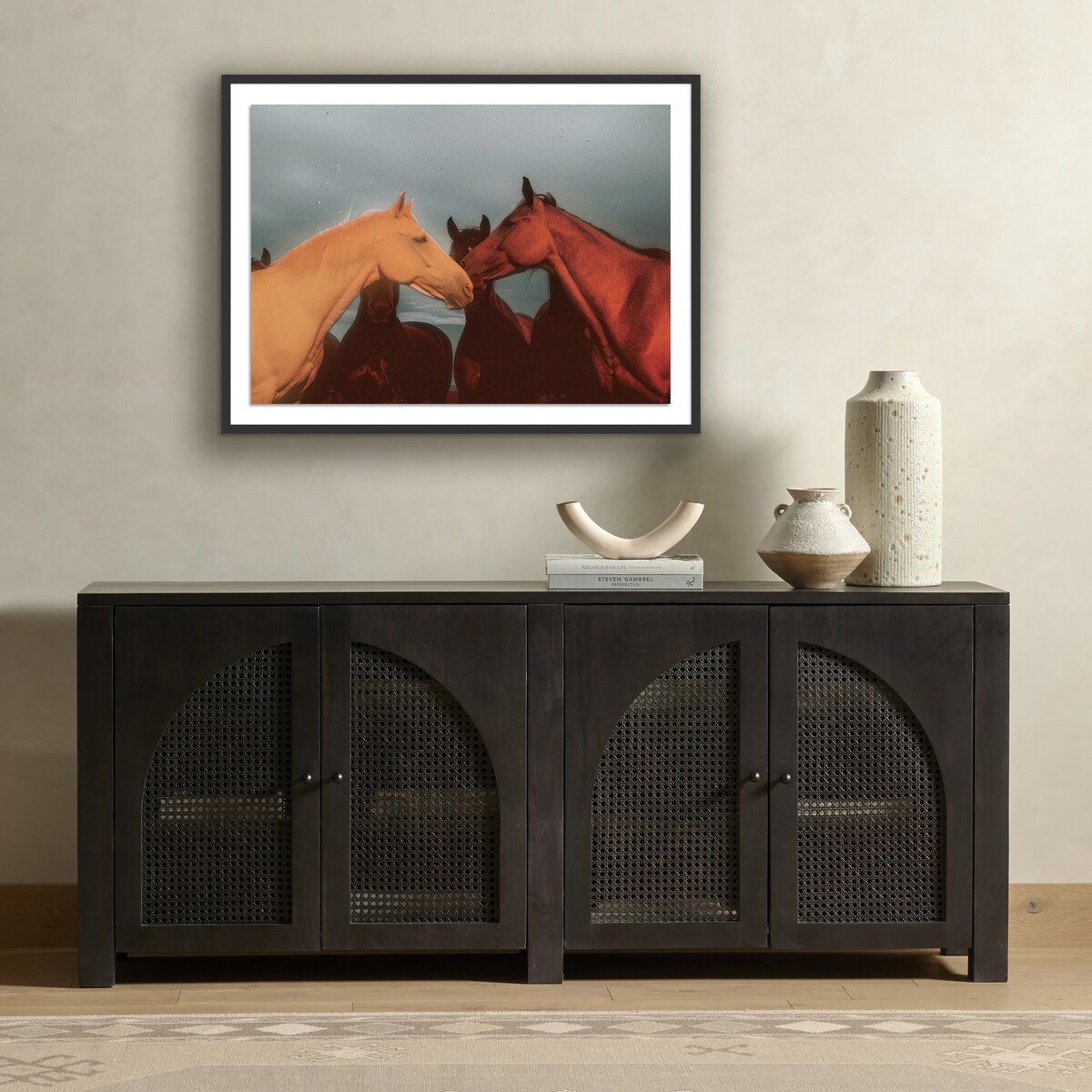 Sunset Horses By Coup D'esprit