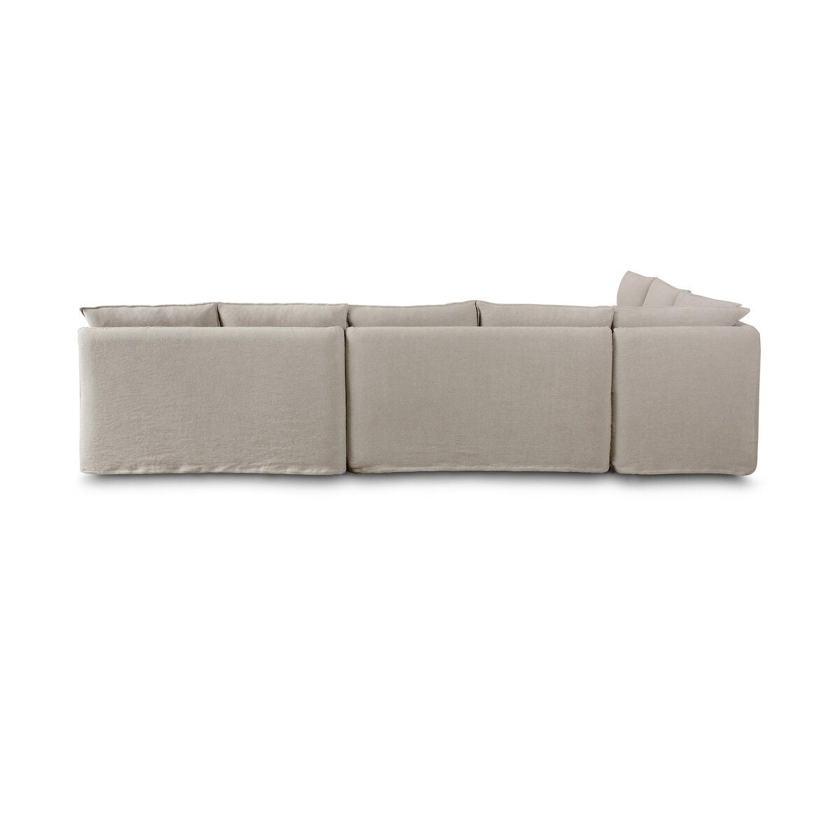 Andre Slipcover Dining Banquette L-shape