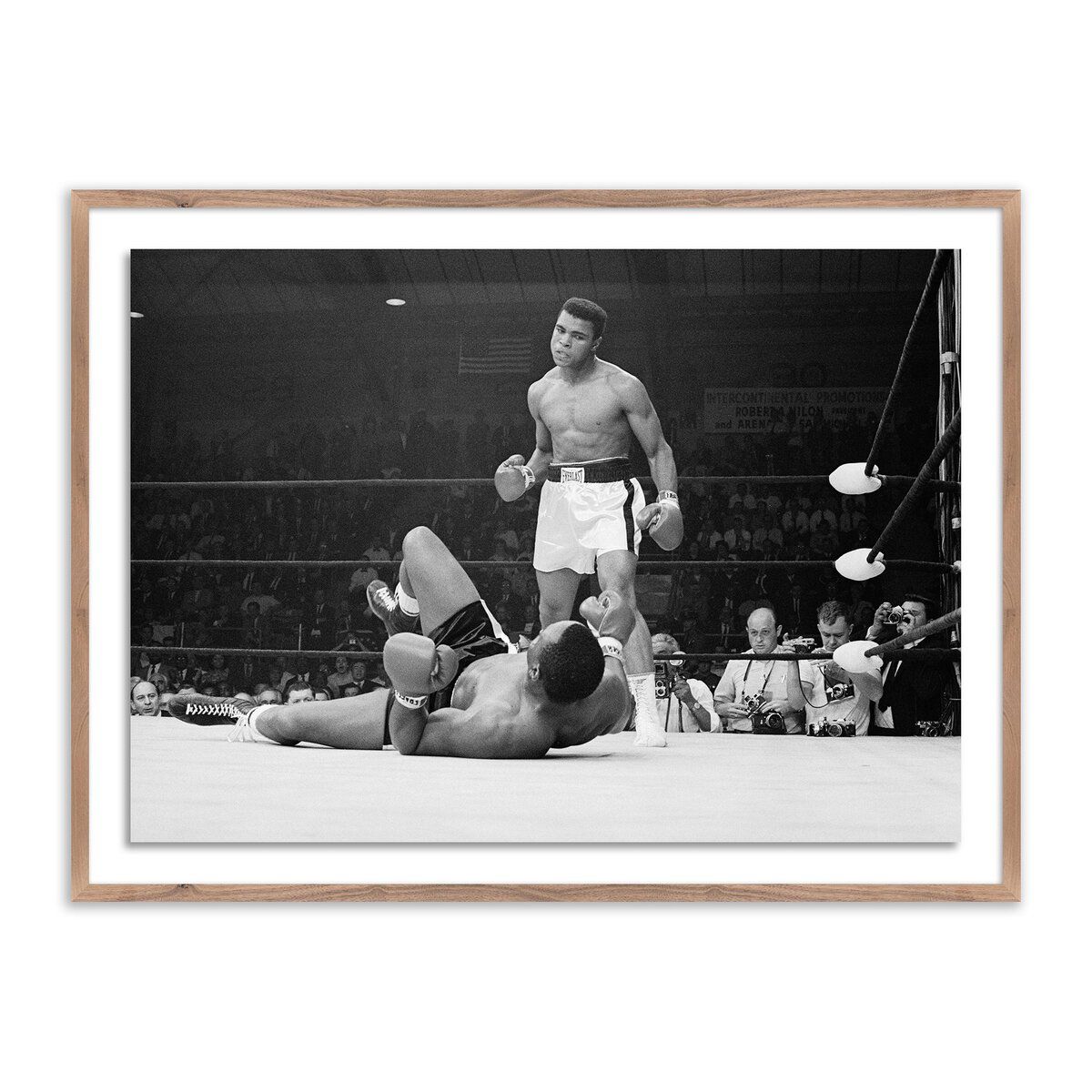 Boxers Muhammad Ali And Sonny Liston Fighting