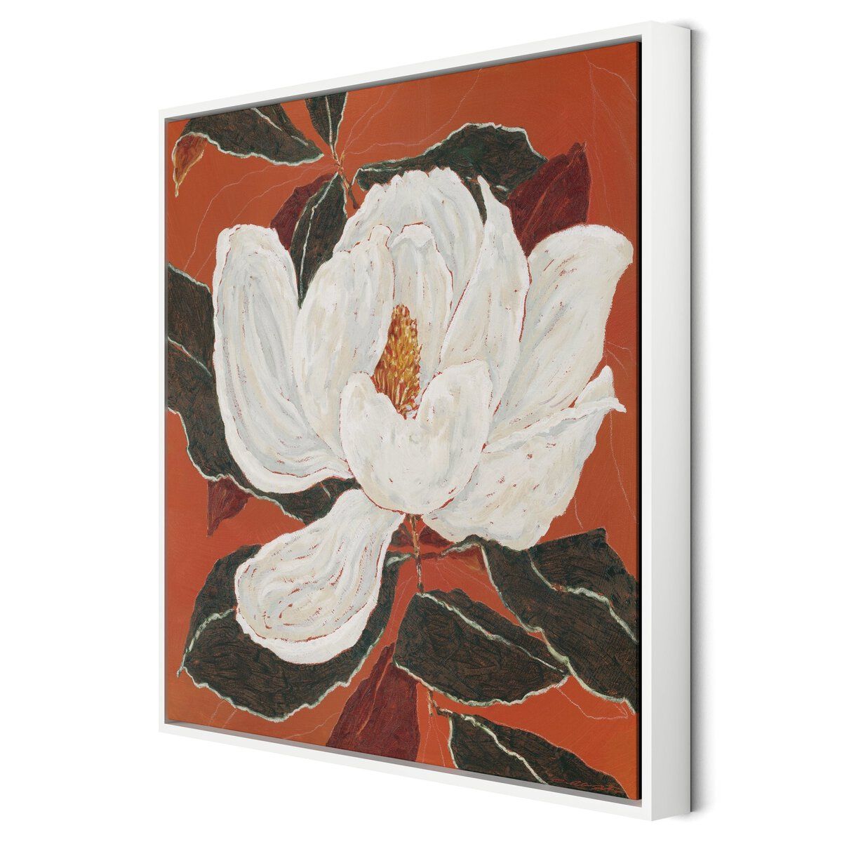 Red Magnolia By Laurel-dawn Latshaw