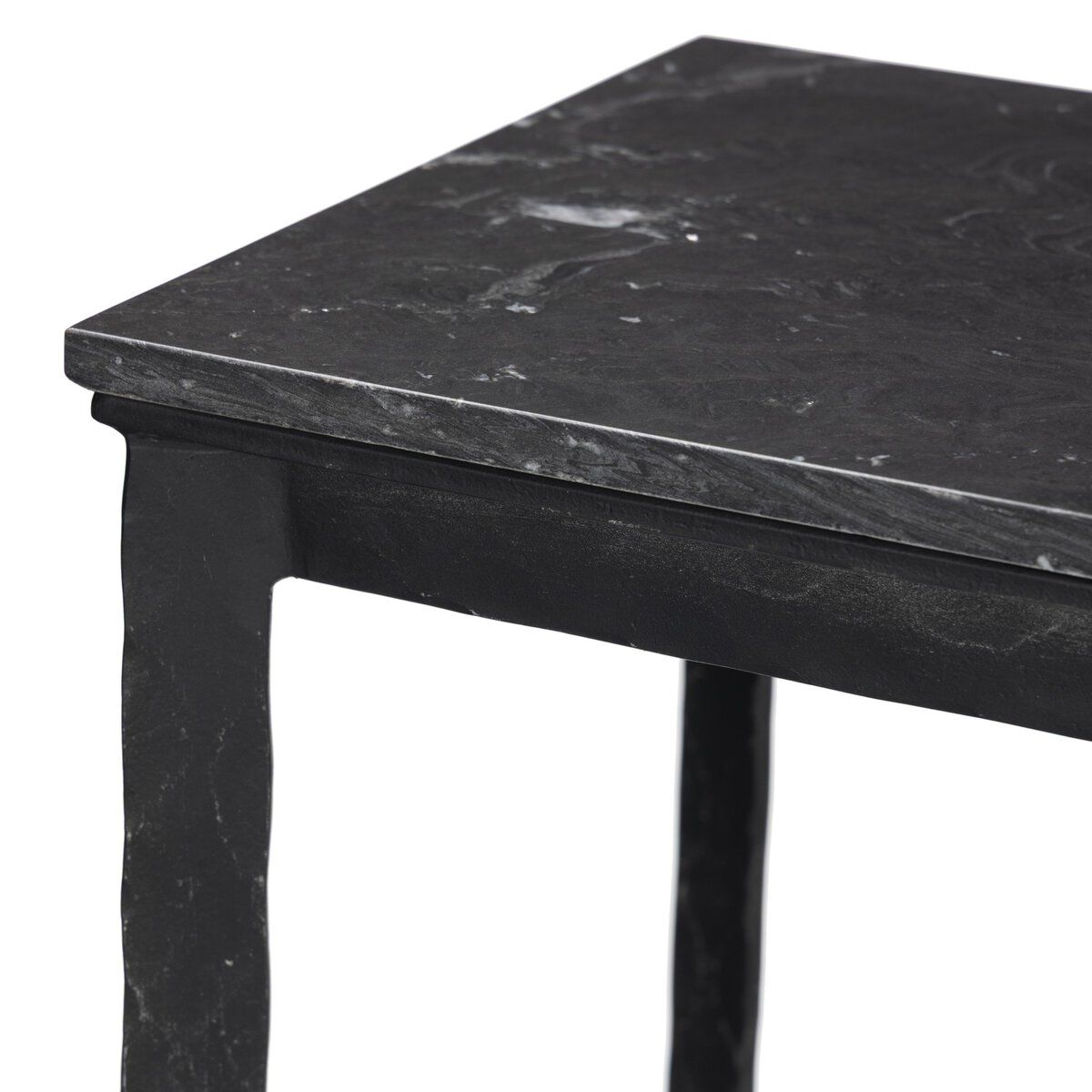Hammered Iron Console Table