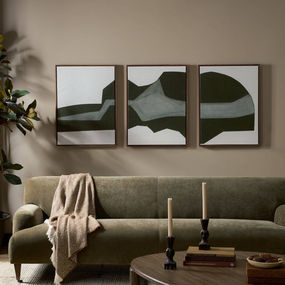 Suspended Triptych By Raoul Morren