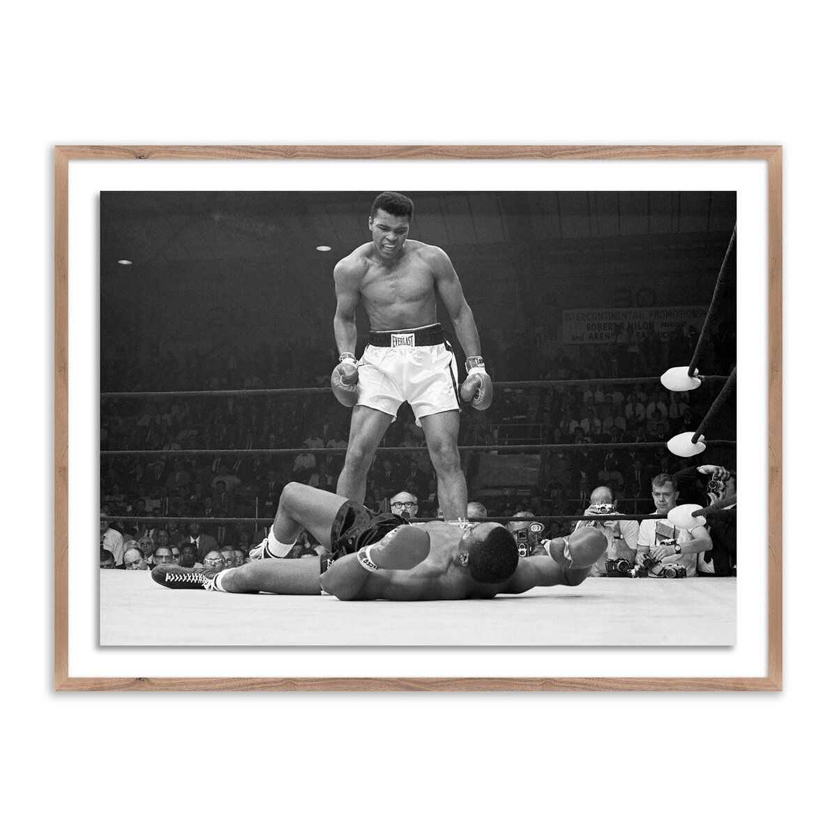 Muhammad Ali Taunting Sonny Liston By Getty Images