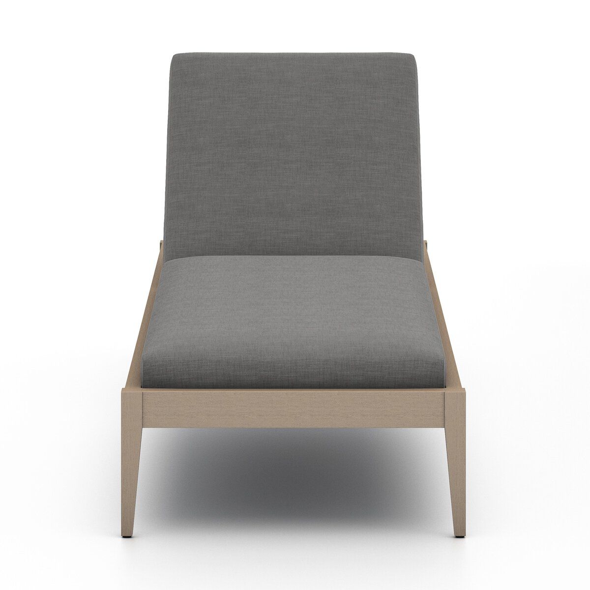 Sherwood Outdoor Chaise, Washed Brown
