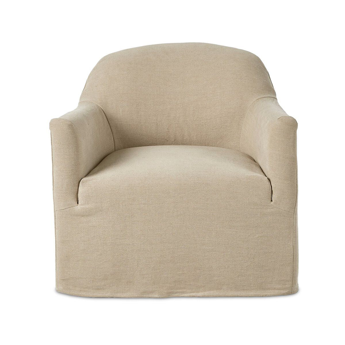 Lowell Slipcover Swivel Chair