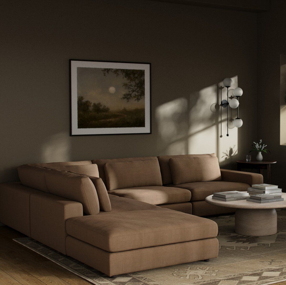 Bloor 4-piece Sectional W/ Ottoman