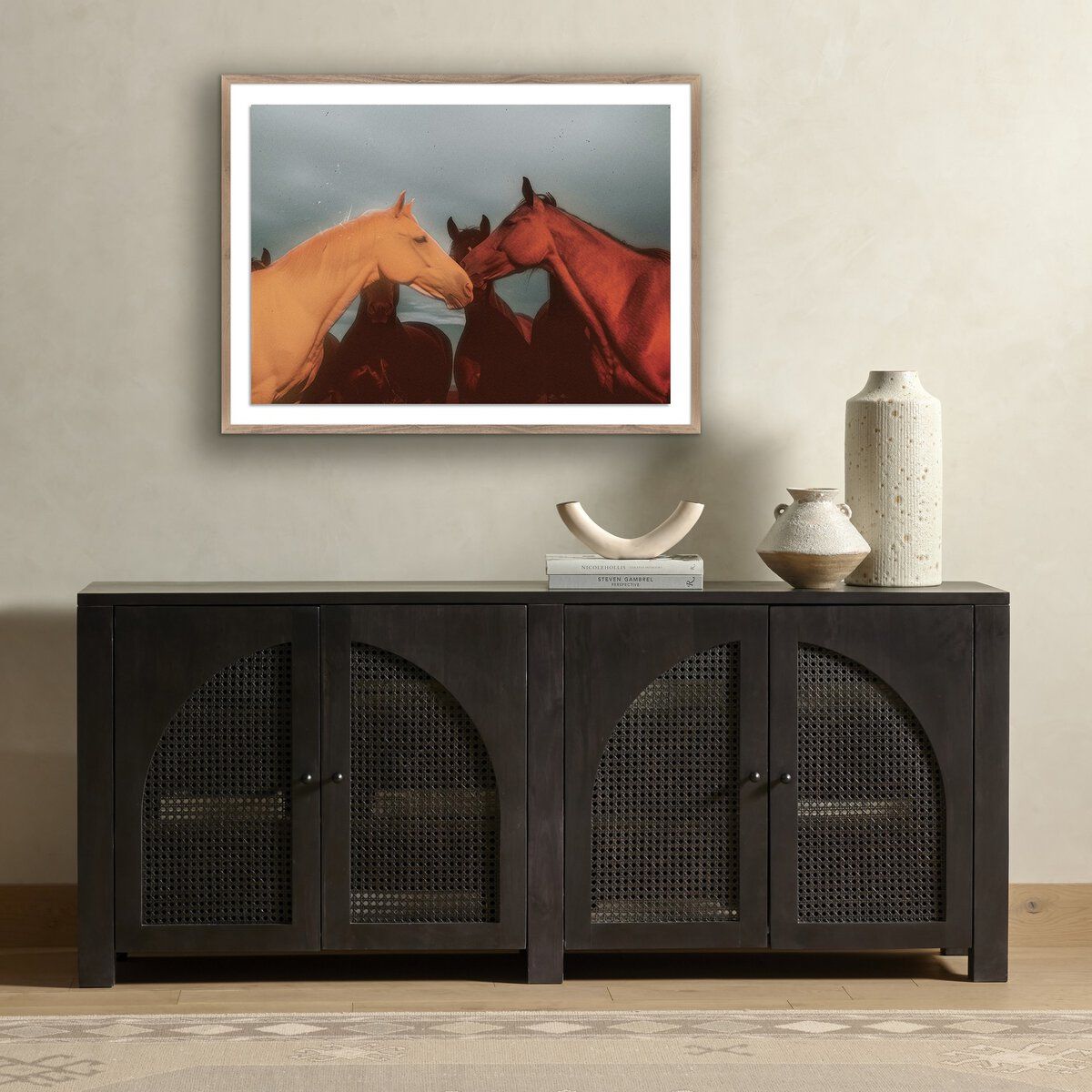 Sunset Horses By Coup D'esprit