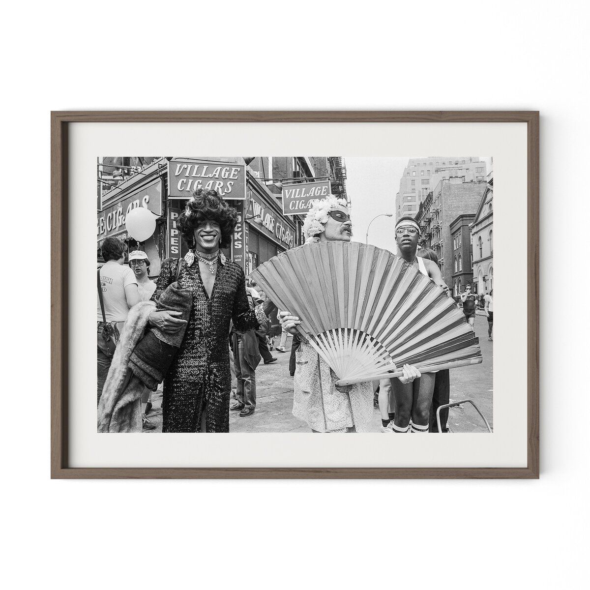 Marsha P. Johnson At Pride March By Barbara Alper