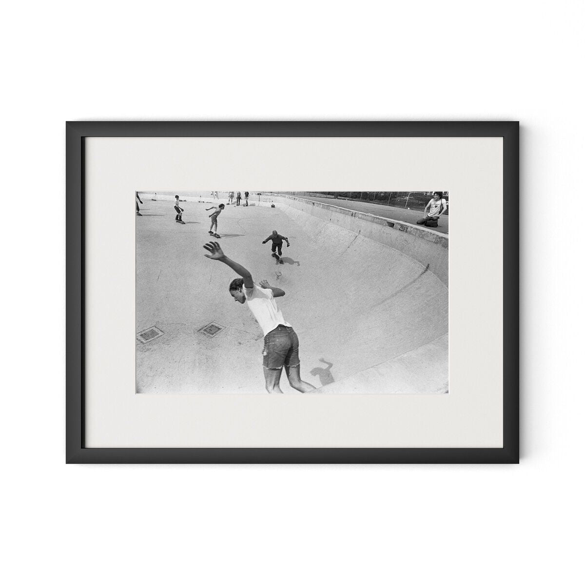 Skateboarding In A Drained Pool I By Barbara Alper