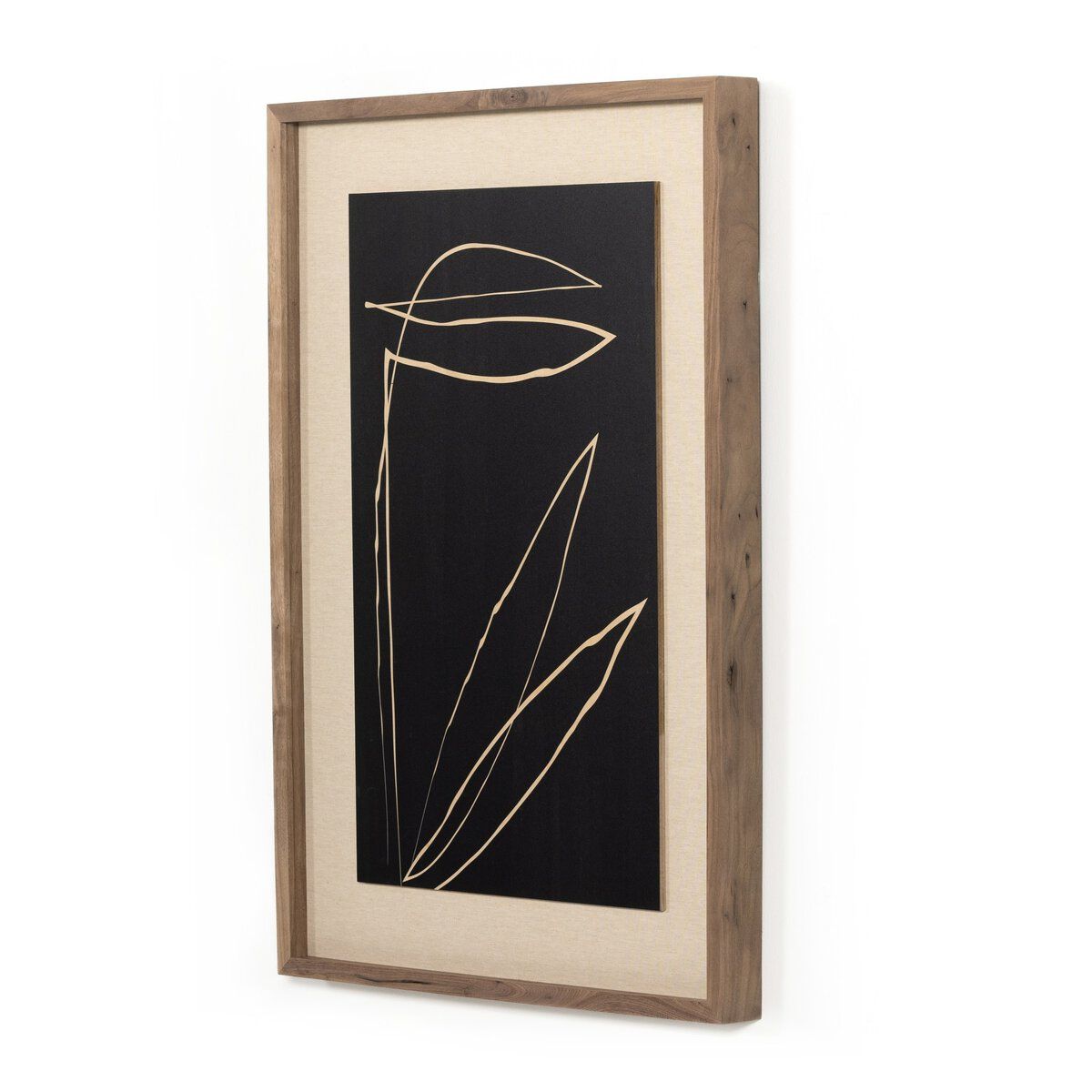 Abstract Botanic Line Drawing By Roseanne Kenny