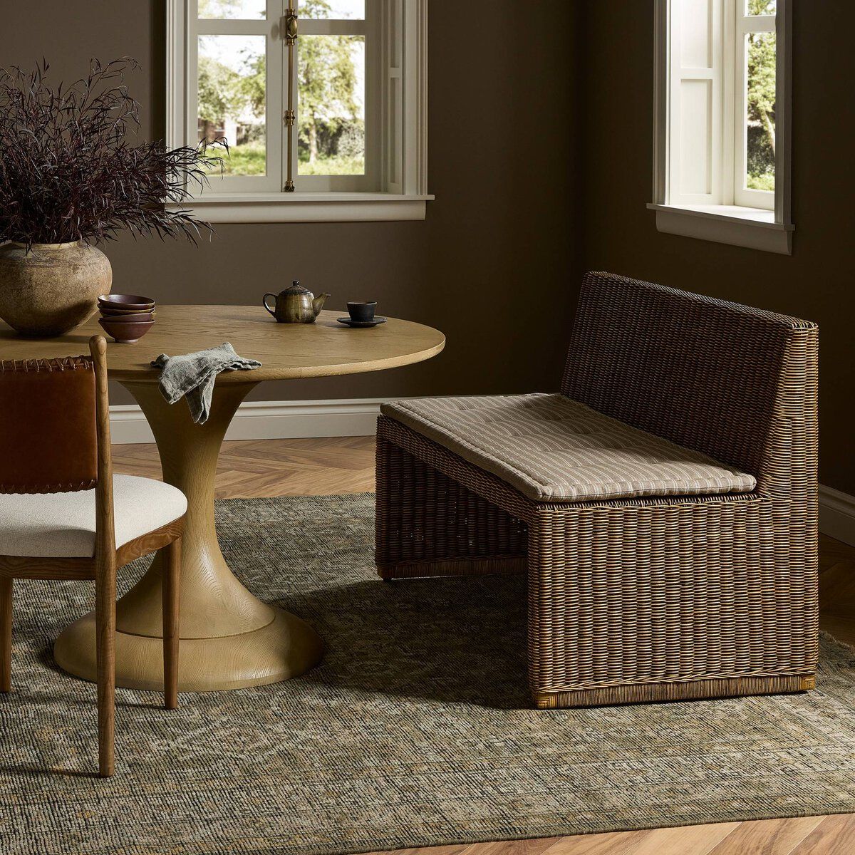 Build Your Own: Senna Woven Dining Banquette
