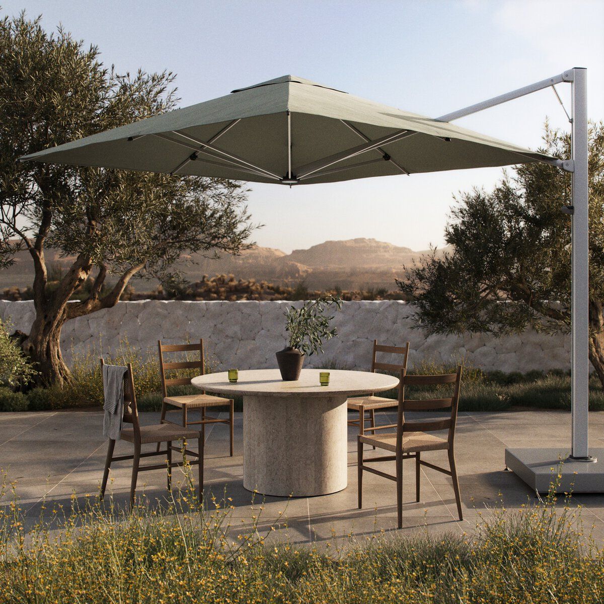 Shadowspec Serenity Outdoor Square Umbrella