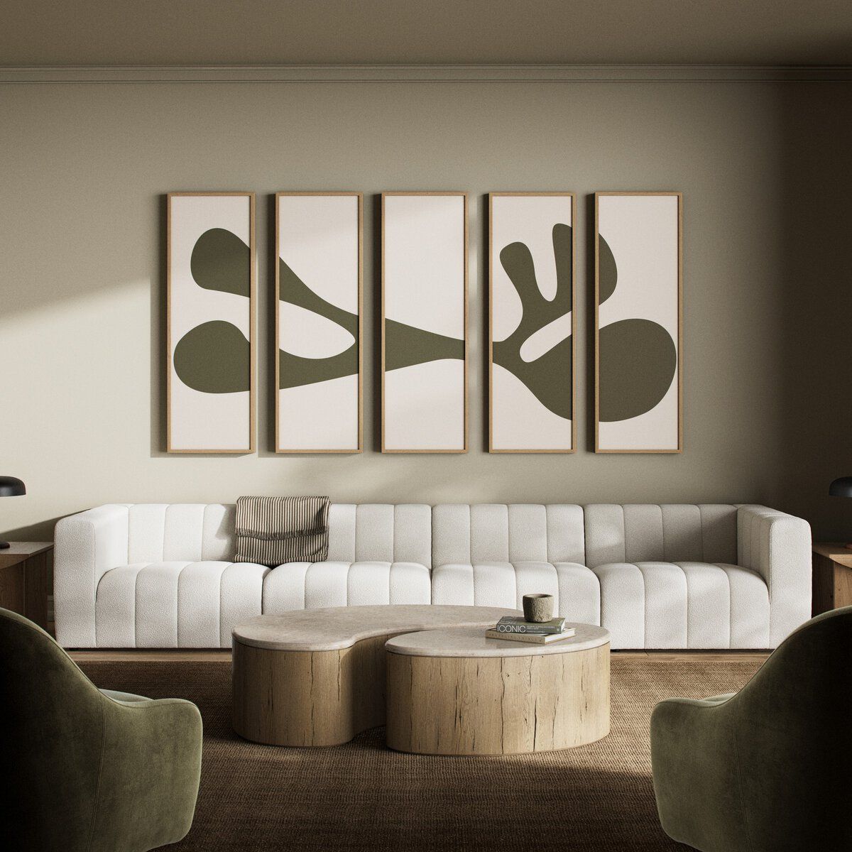 Organic Shape Iii Set By Four Hands Art Studio