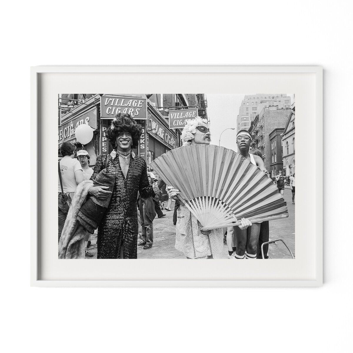 Marsha P. Johnson At Pride March By Barbara Alper