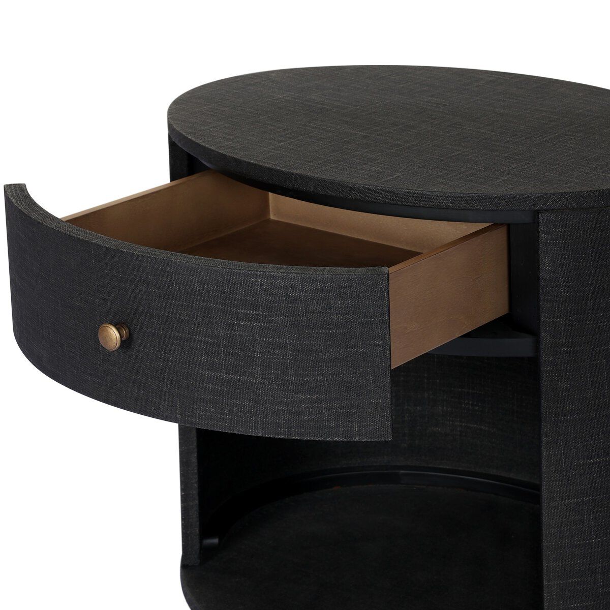 Amelia Oval One Drawer Nightstand