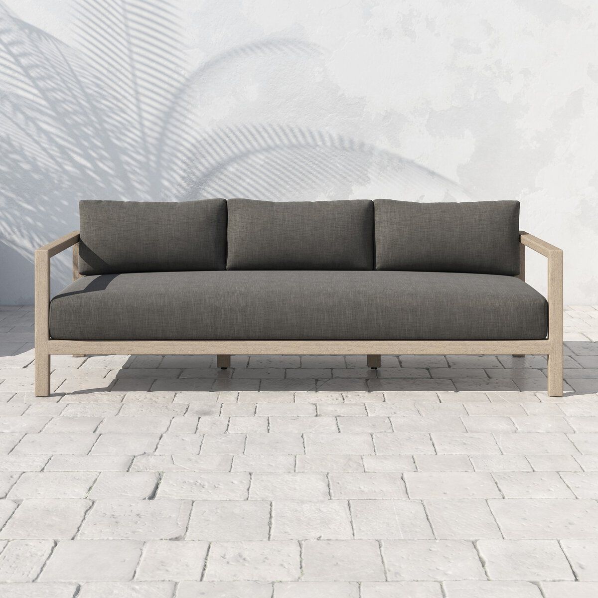 Sonoma Outdoor Sofa, Washed Brown