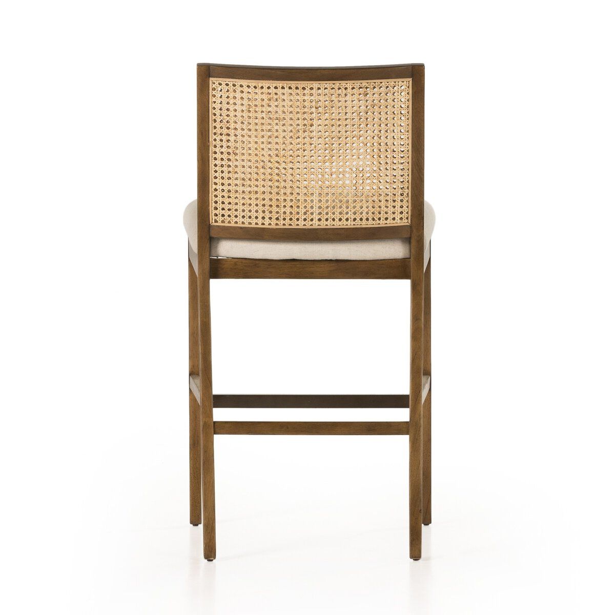 Antonia Cane Armless Bar + Counter Stool