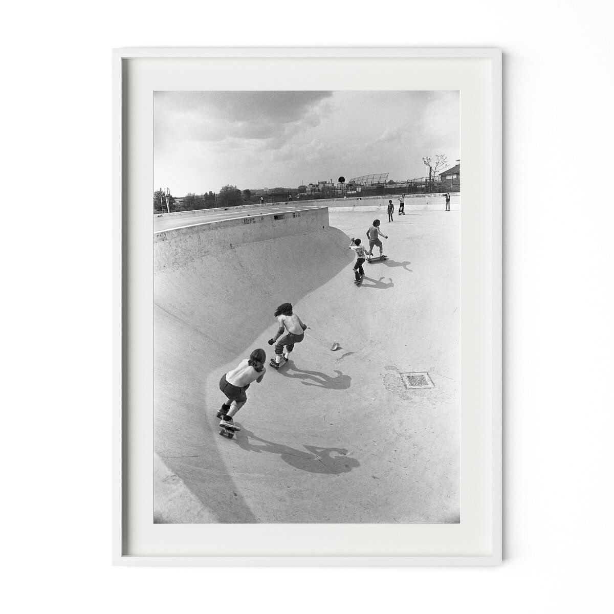 Skateboarding In A Drained Pool Ii