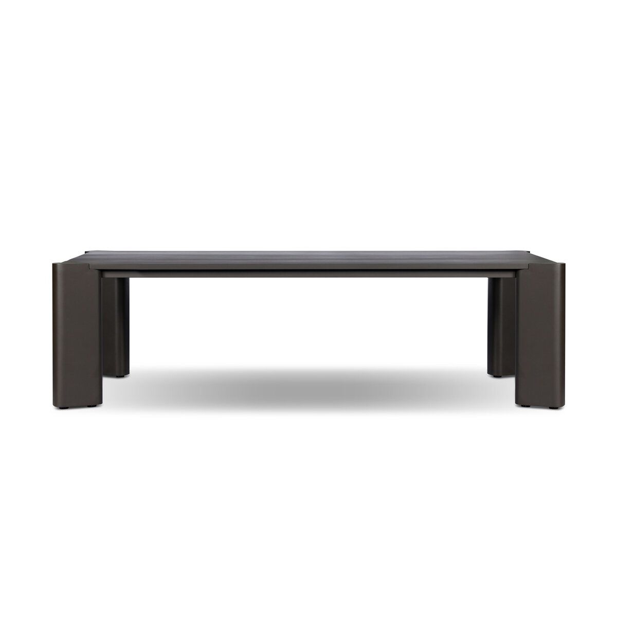 Soho Outdoor Metal Dining Table-106"