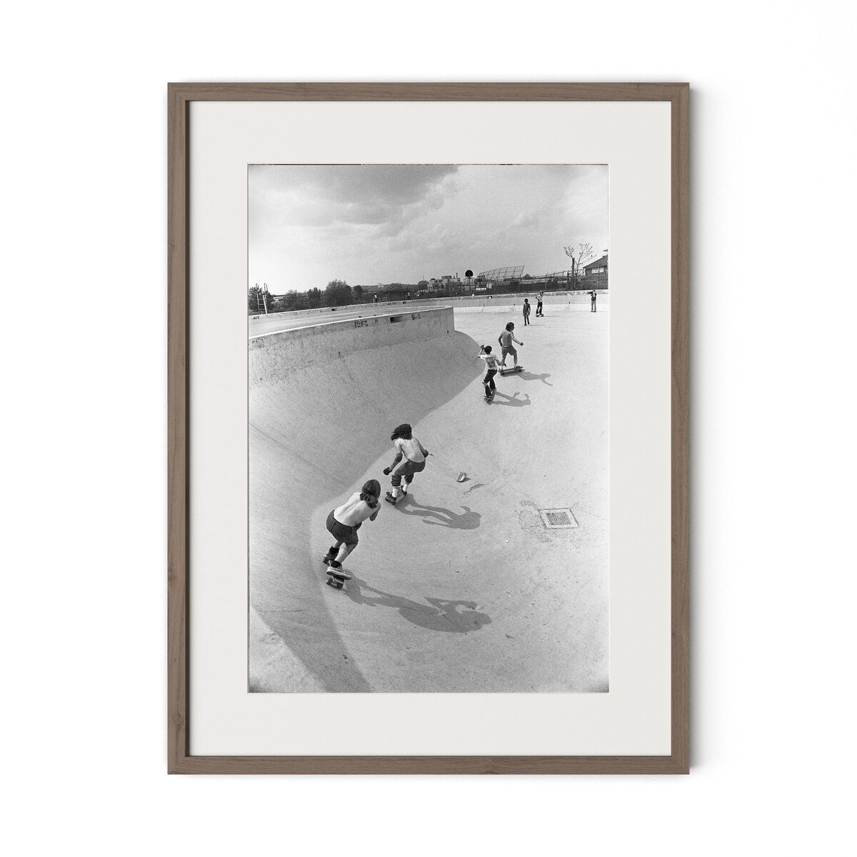 Skateboarding In A Drained Pool Ii