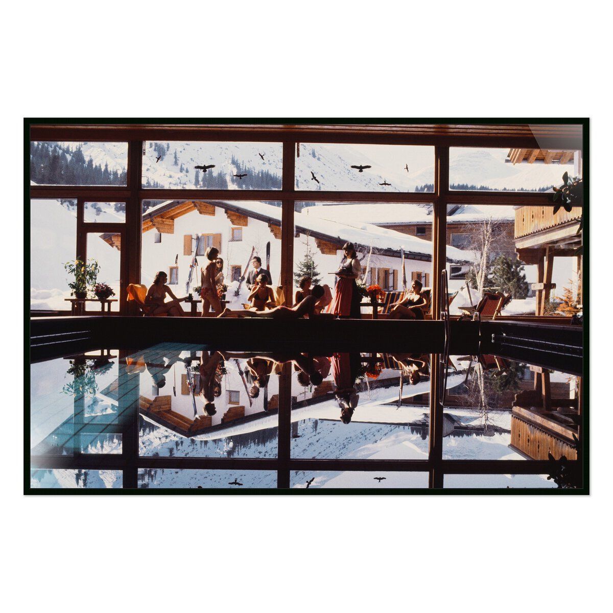 Gasthof Post Pool By Slim Aarons