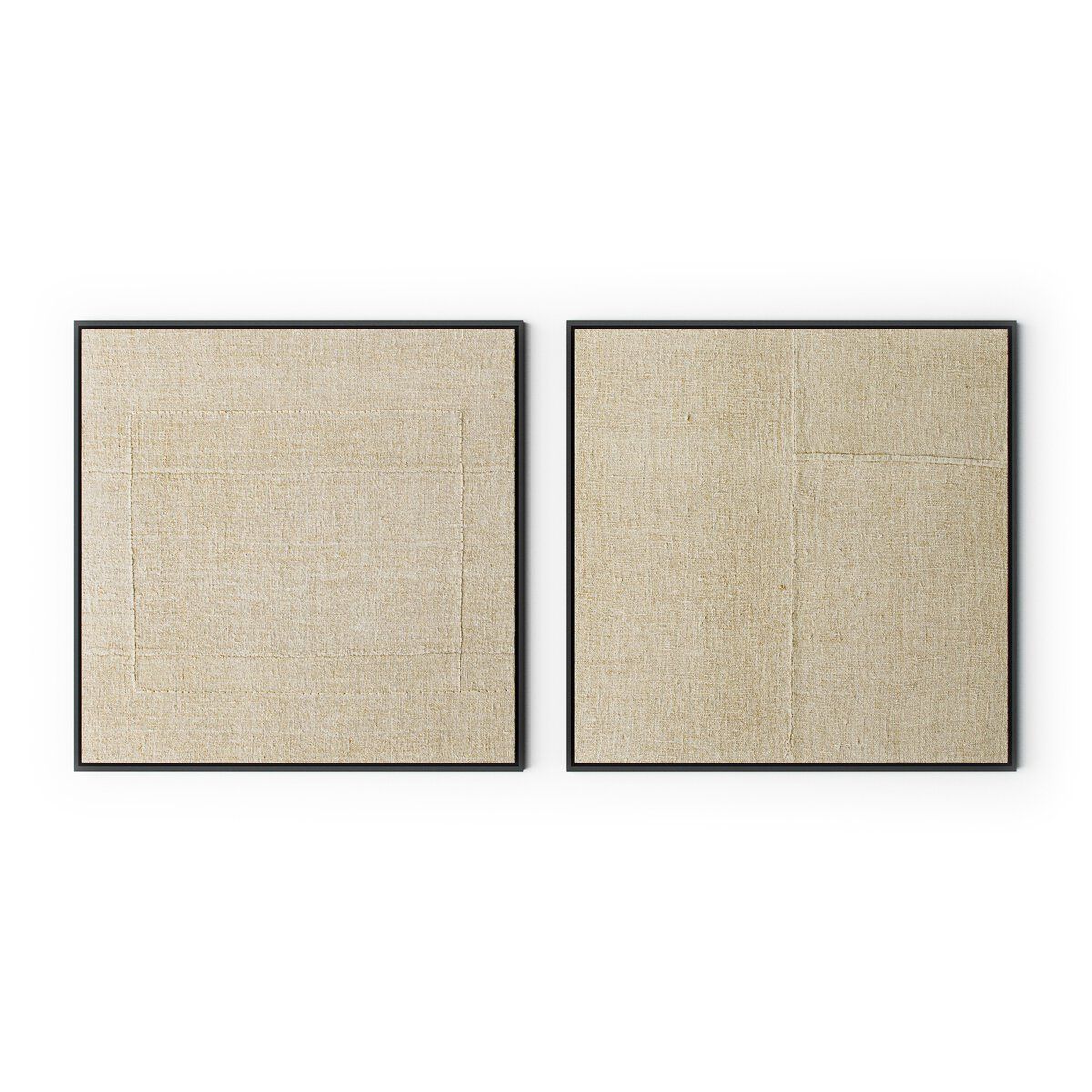Woven Silence Diptych By Karen Covey