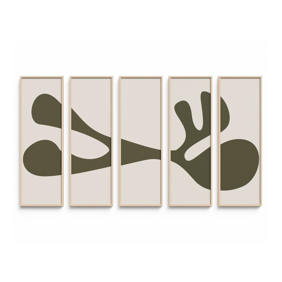 Organic Shape Iii Set By Four Hands Art Studio