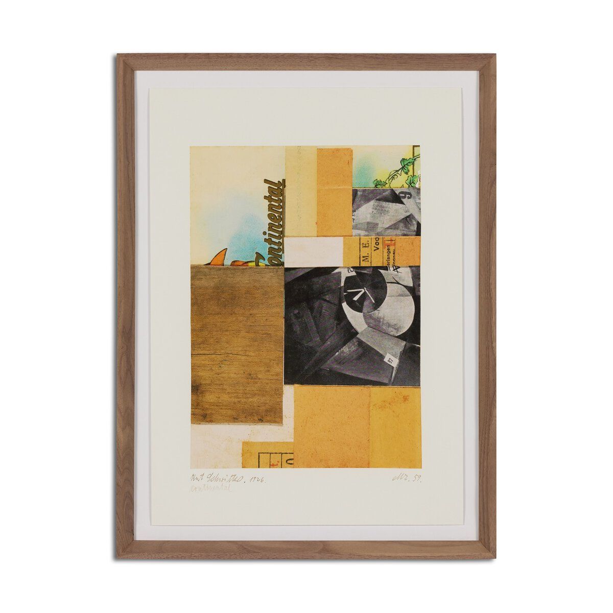 Continental Ephemera By Kurt Schwitters