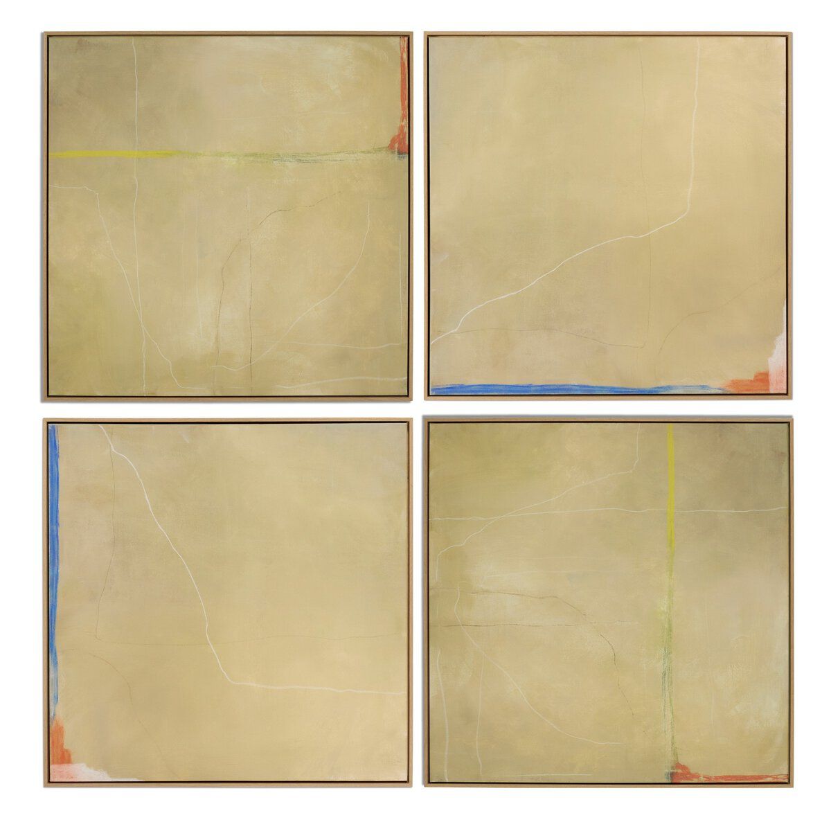 Lines Set Of 4 By Lauren Fuhr