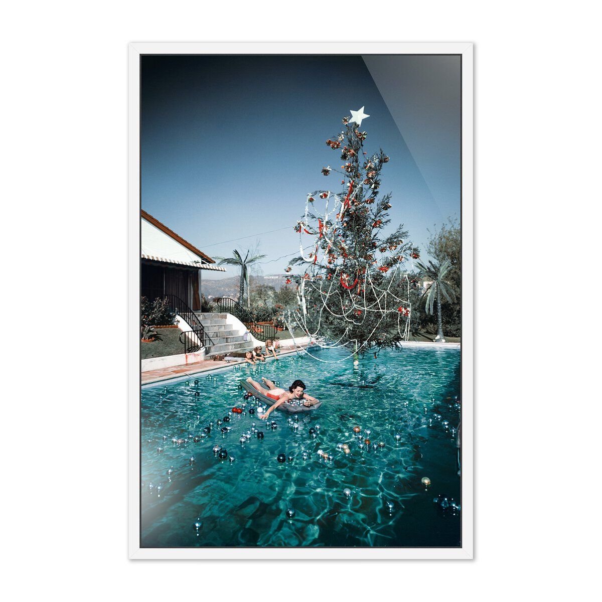 Christmas Swim By Slim Aarons