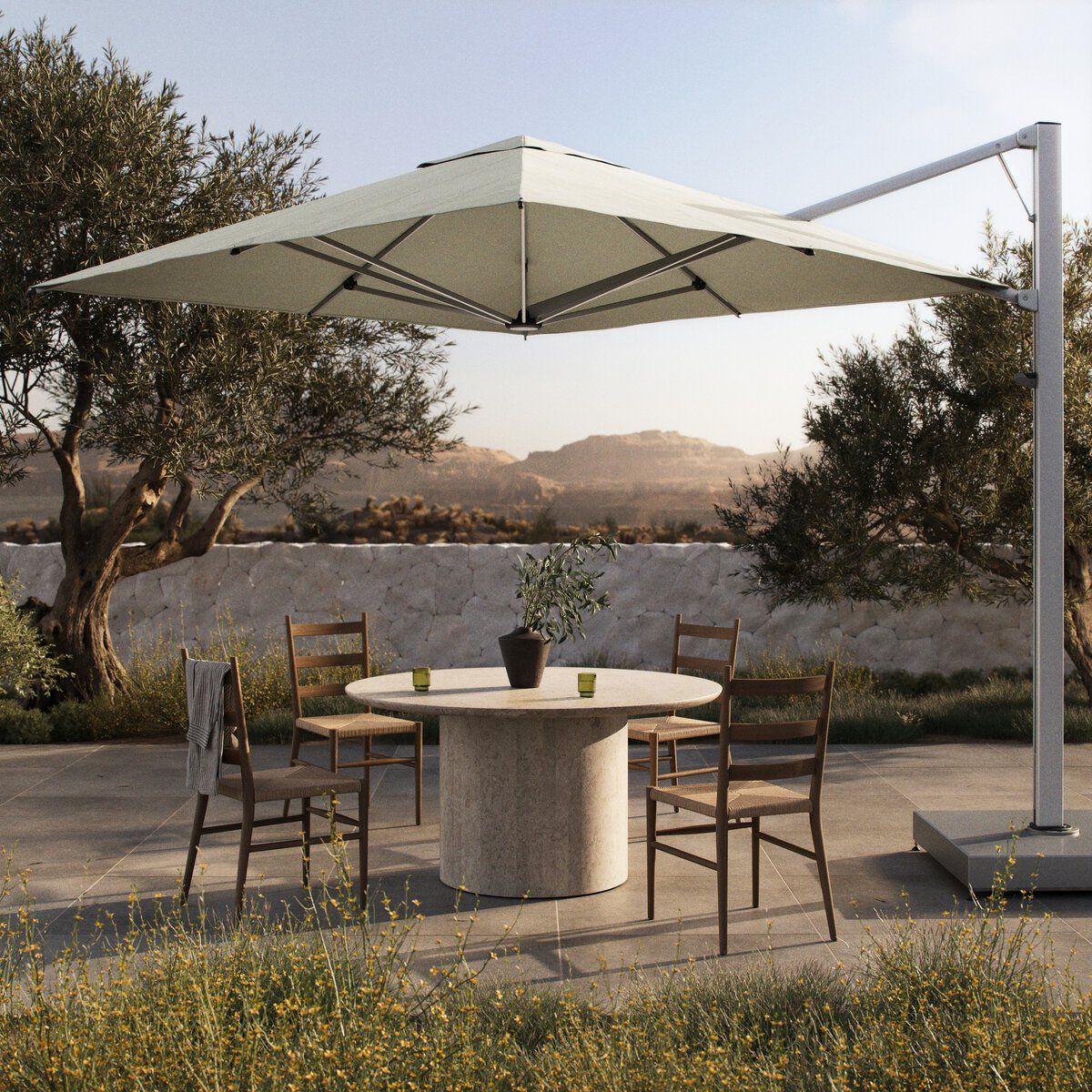 Shadowspec Serenity Outdoor Square Umbrella