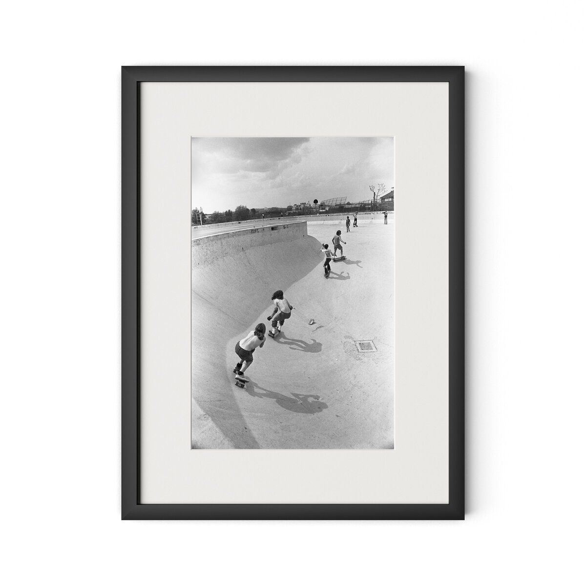 Skateboarding In A Drained Pool Ii