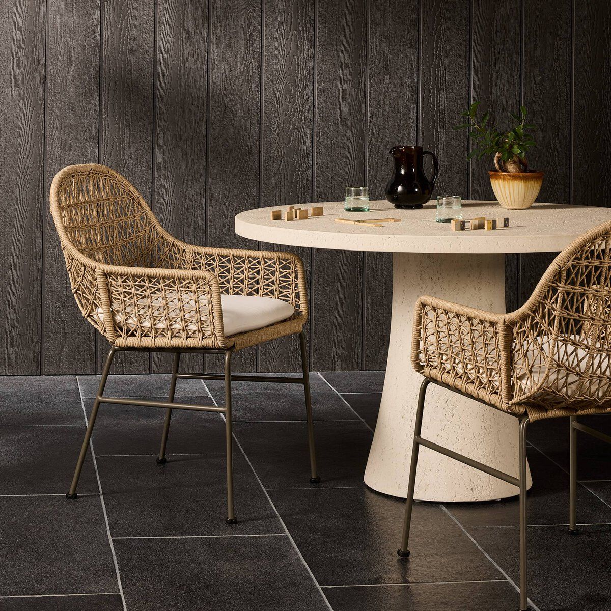 Bandera Outdoor Woven Dining Chair