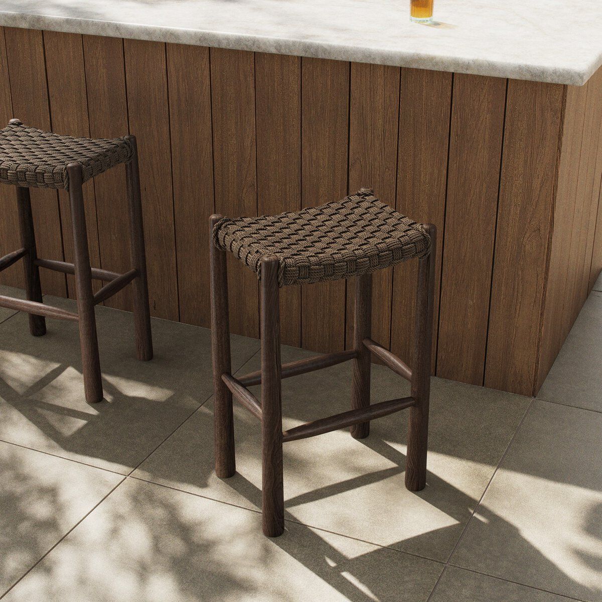 Savio Outdoor Bar + Counter Stool