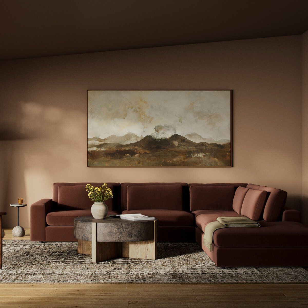 Bloor 4-piece Sectional W/ Ottoman