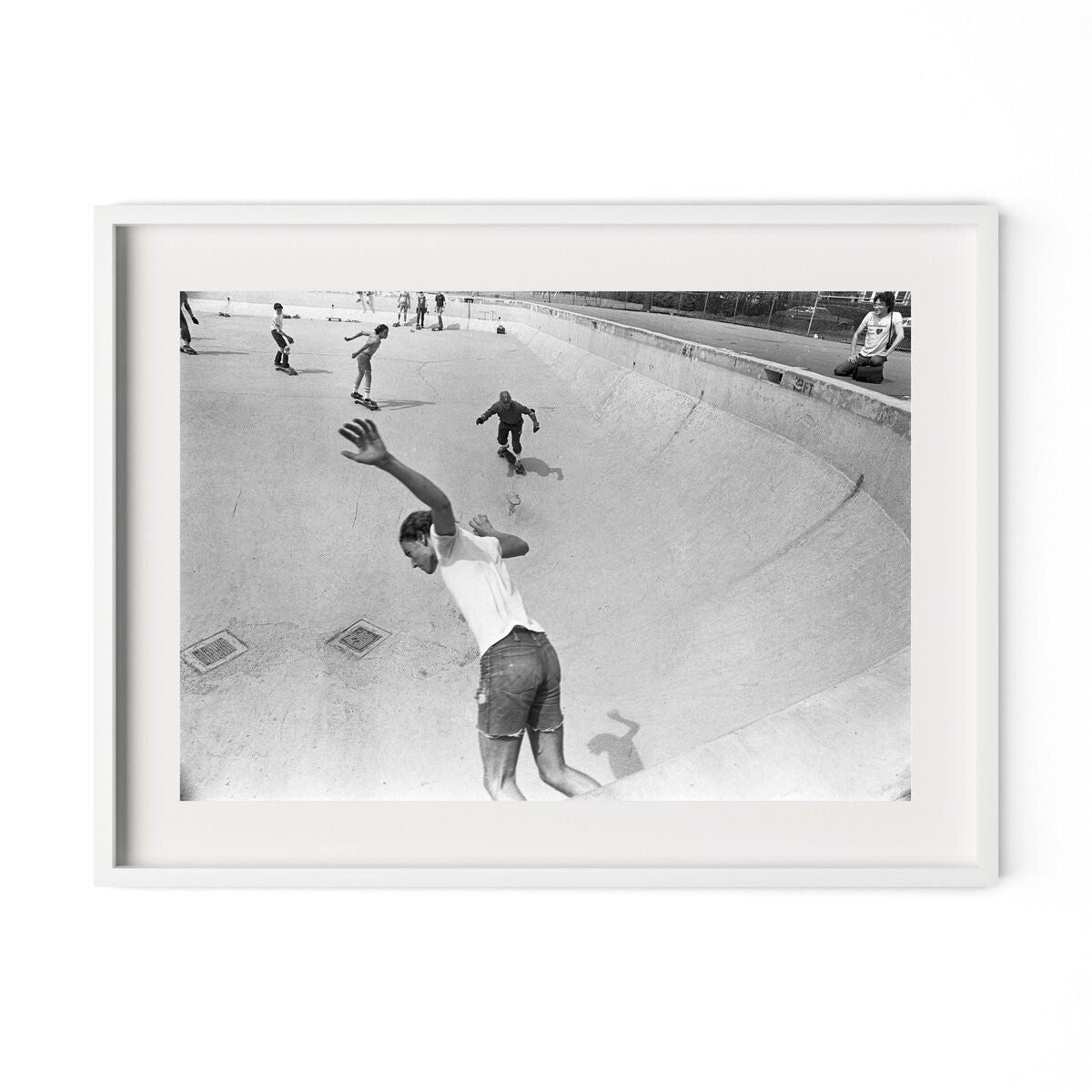 Skateboarding In A Drained Pool I By Barbara Alper