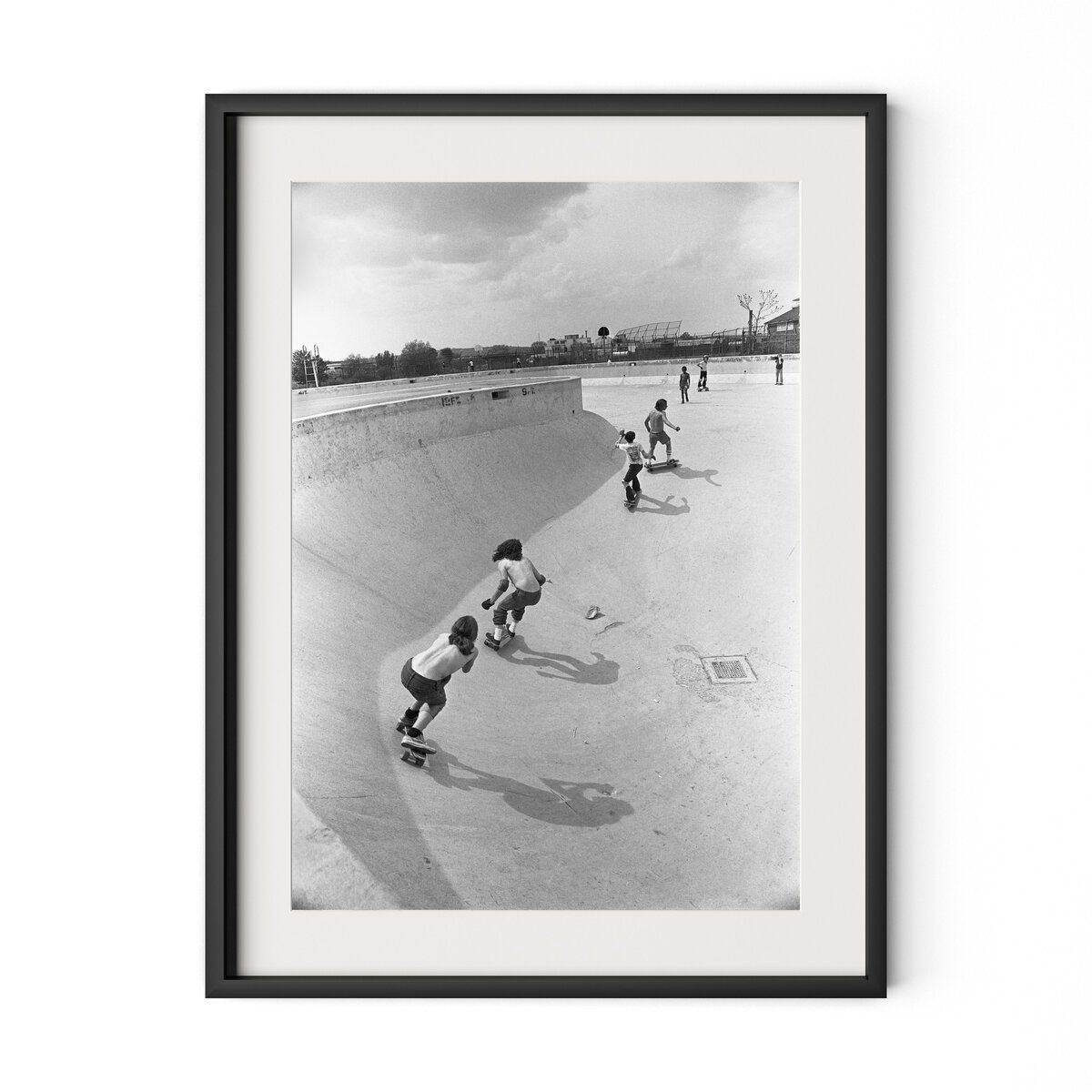 Skateboarding In A Drained Pool Ii