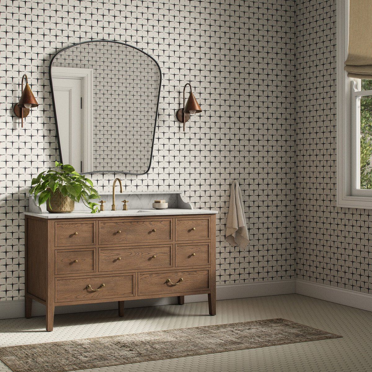 Blocking Wallpaper By Getty Images